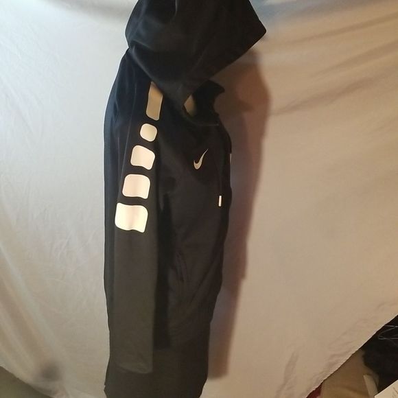 Nike Therma Fit Black Zippered Hoodie Sz. S With Moraine Valley Basketball Logo - Picture 3 of 17